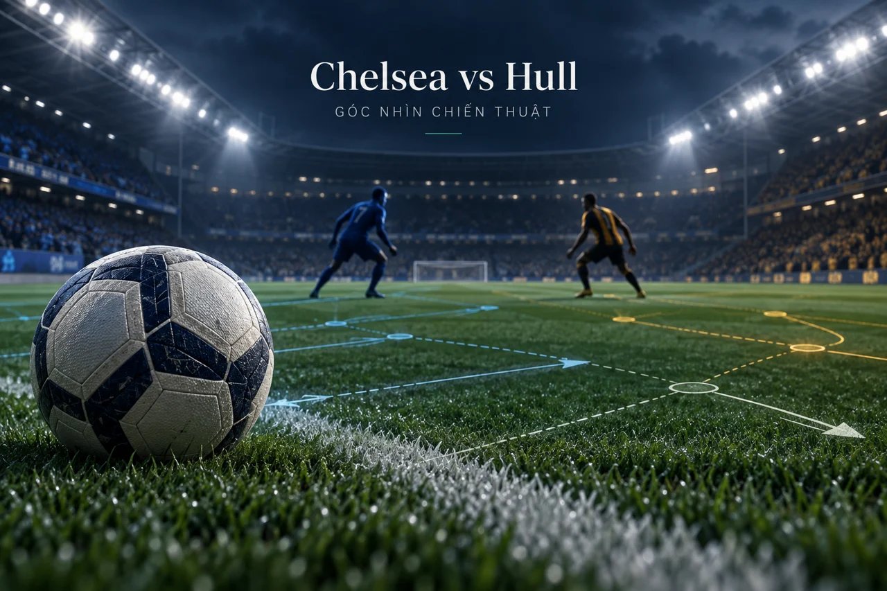 Ảnh minh họa góc nhìn chiến thuật: Chelsea vs Hull.