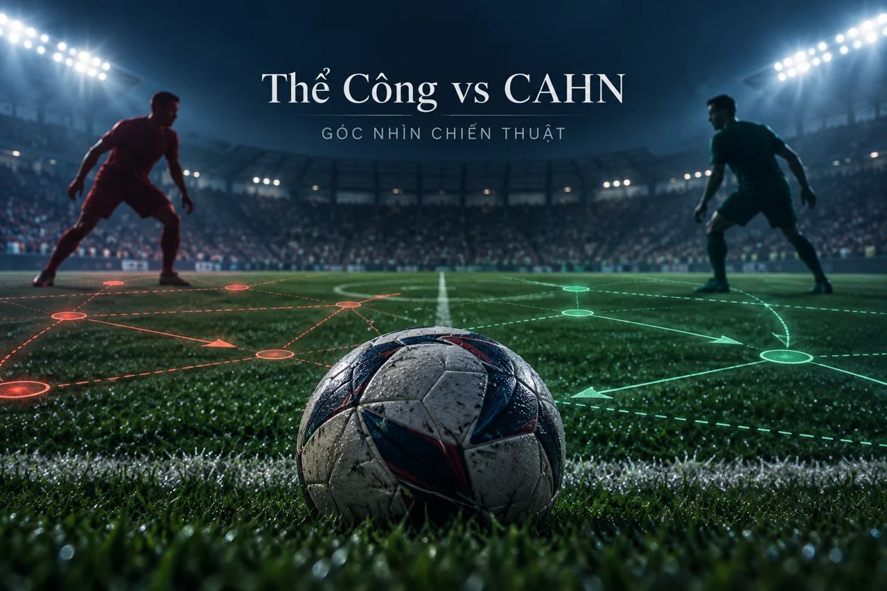 Ảnh minh họa góc nhìn chiến thuật: Thể Công vs CAHN.